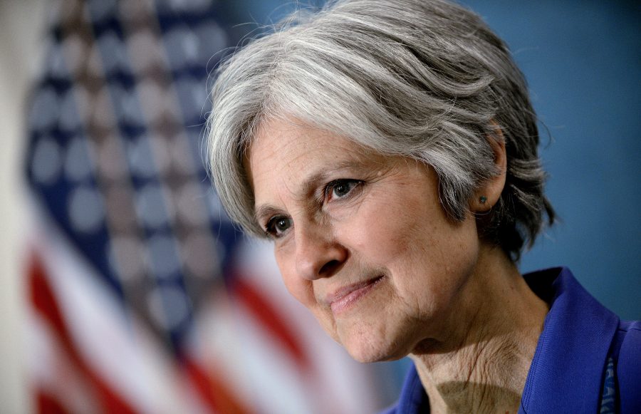 Green Party presidential nominee Jill Stein announces the formation of an exploratory committee to seek the Green Partys presidential nomination again in 2016 during an event at the National Press Club Feb. 6, 2015 in Washington, D.C. (Olivier Douliery/Abaca Press/TNS)