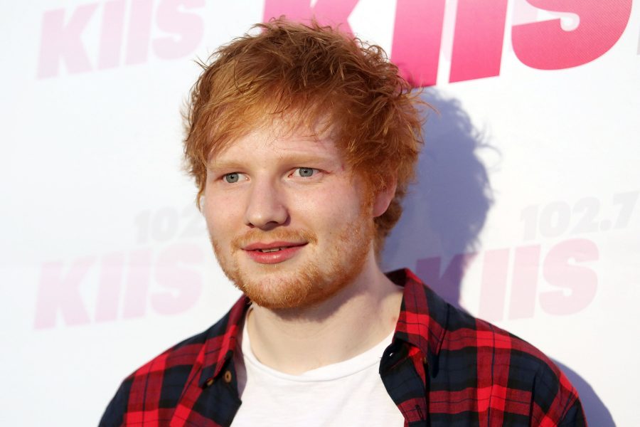 Ed Sheeran arrives to 102.7 KIIS FMs 2014 Wango Tango in Los Angeles, May 10, 2014. (Krista Kennell/Abaca Press/MCT)