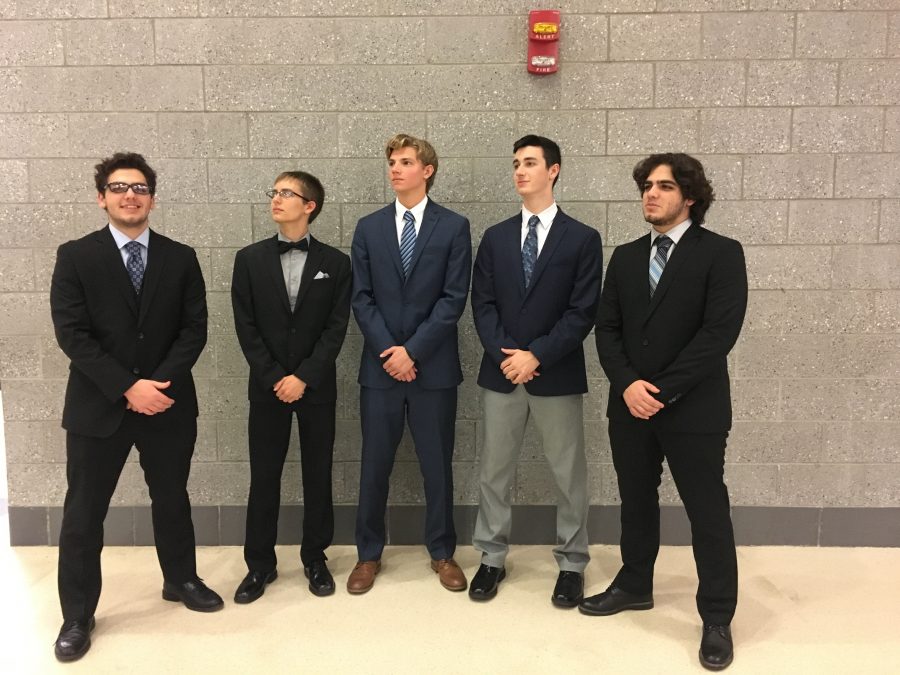 Notable members of NHS including Andrew Jariga, President, and Ahmed Darwich, Vice President look into the future.