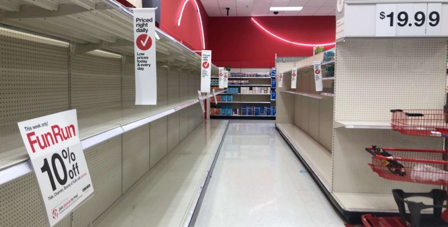 Customers rampage grocery stores in response to COVID-19