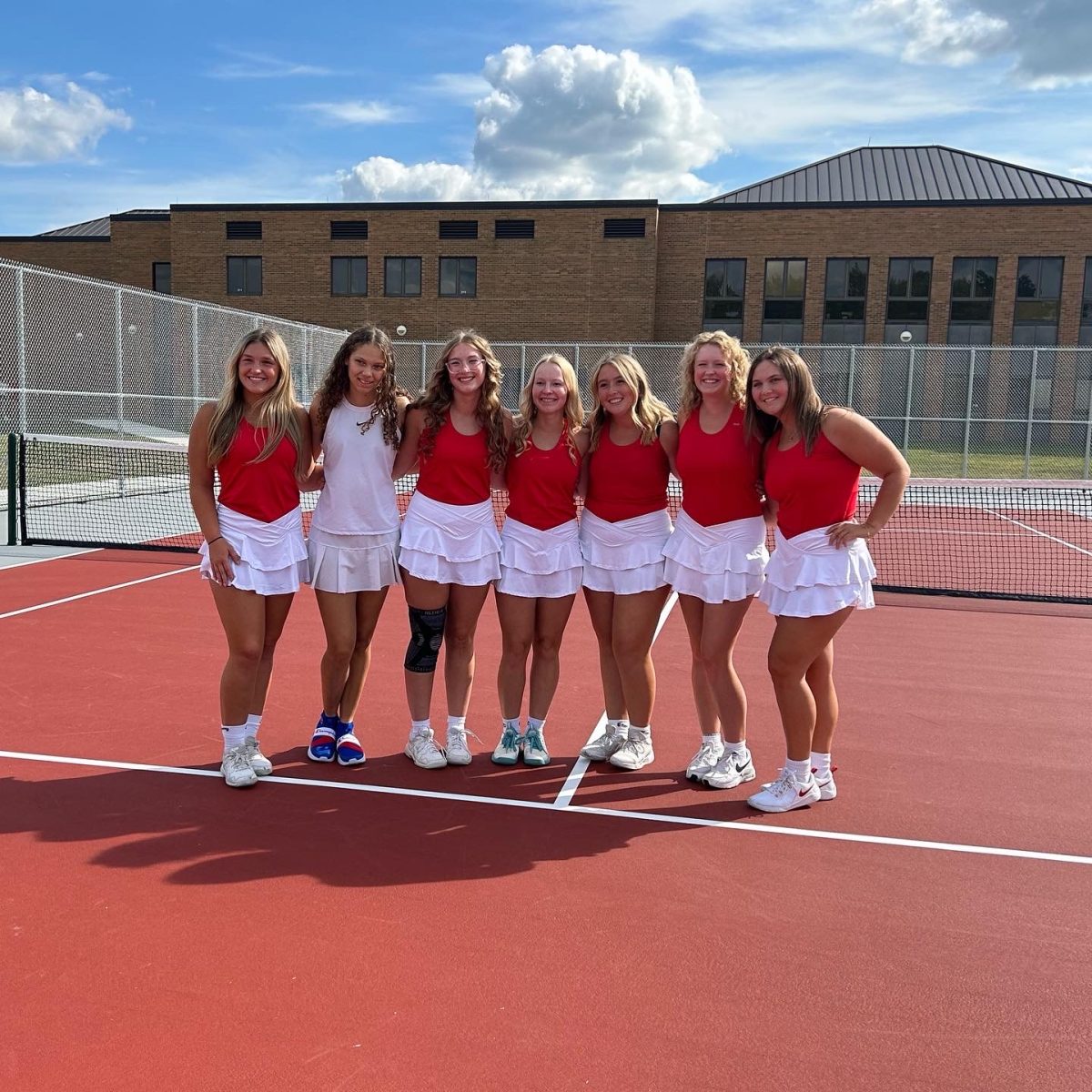 Wadsworth Girls Tennis Celebrates Win at Senior Night