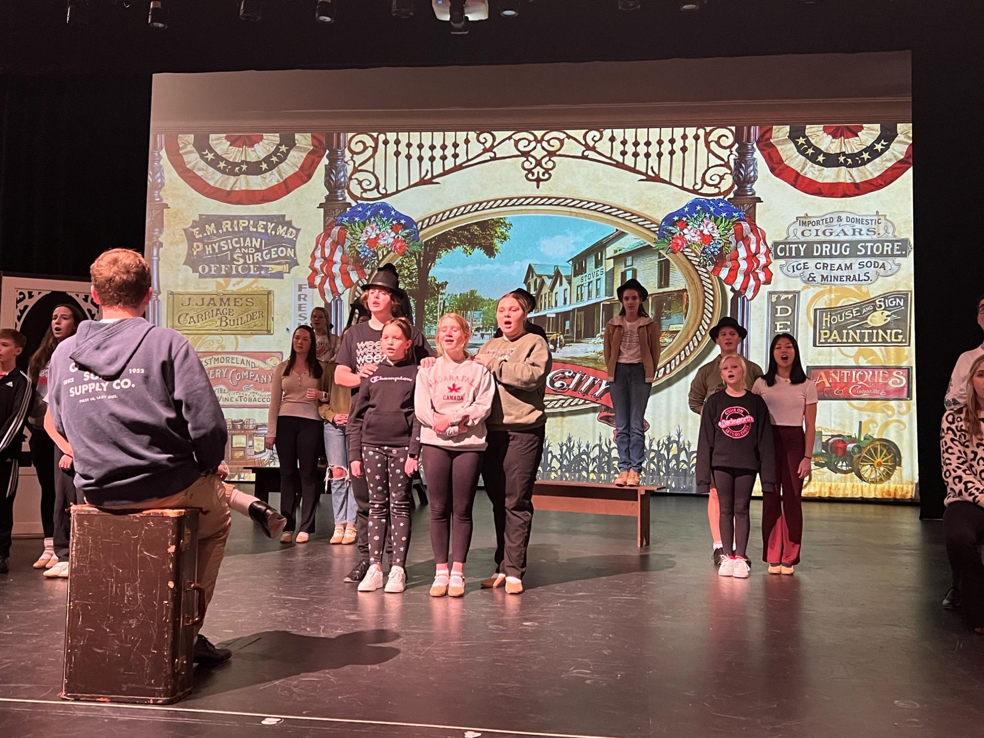 Wadsworths cast of Music Man prepares for Opening Night