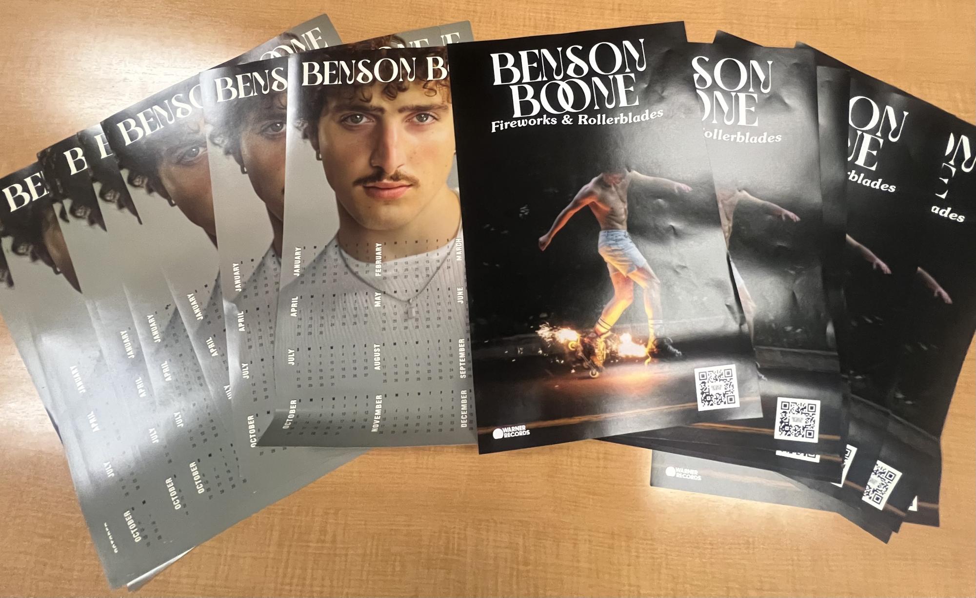 Benson Boone Tour 2025 Exclusive Merchandise