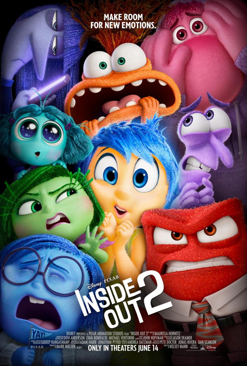 This is the poster for Inside Out 2. Inside Out 2 will be in theaters June 14. Photo courtesy of Fair Use Laws. 