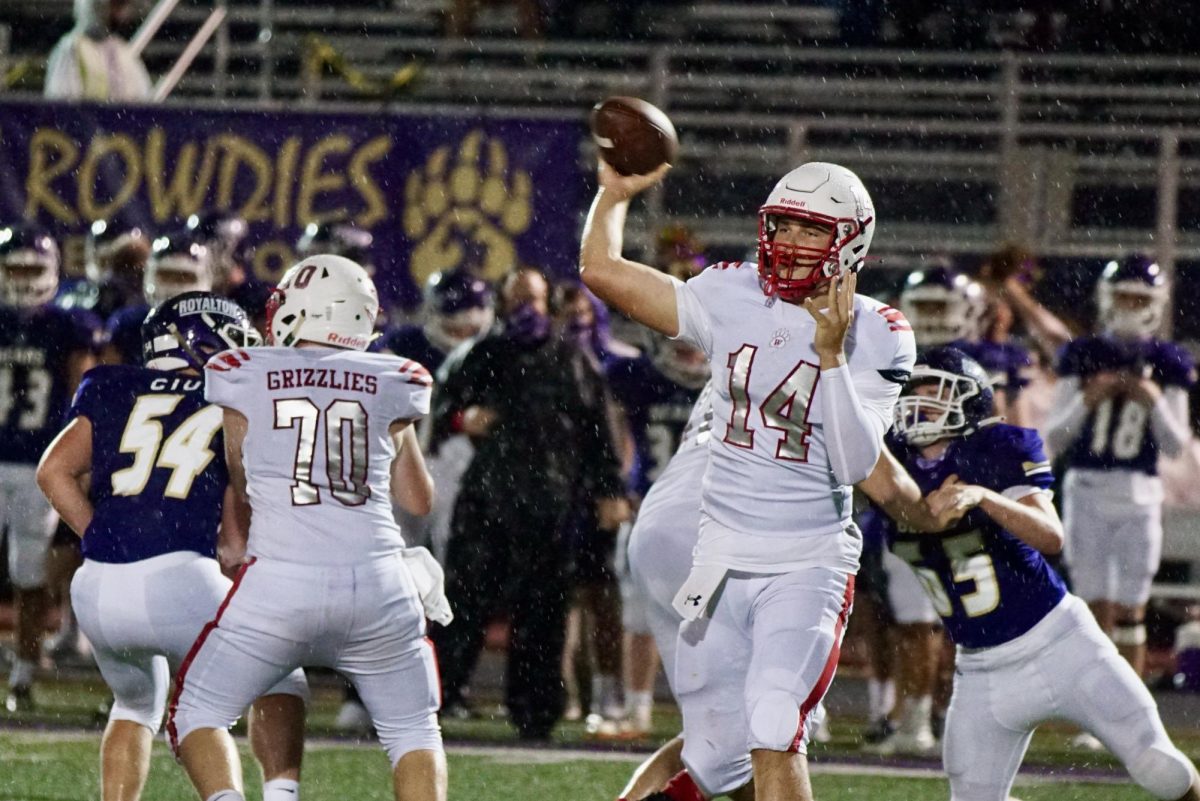 Wadsworth alumnus Mitchell Evans will be the first Wadsworth Grizzly to even start in the National College Championship Game. Evans played quartback for the Grizzlies in 2020, his senior year with the team. Photo courtesy of The Wadsworth Whisperer staff. 