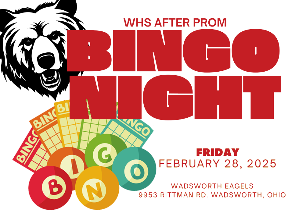 Wadsworth High After Prom Committee Hosts Bingo Night