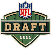 The logo for the 2025 NFL Draft. The draft will be held in Green Bay, Wisconsin, and start on Thursday, April 24, 2025, and end on April 26, 2025. All images or logos are owned by the NFL.