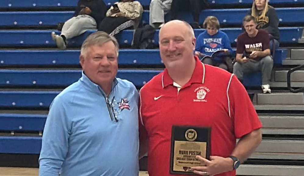 WHS Teacher Postak Wins Ohio High School Basketball Association Assistant Coach Award