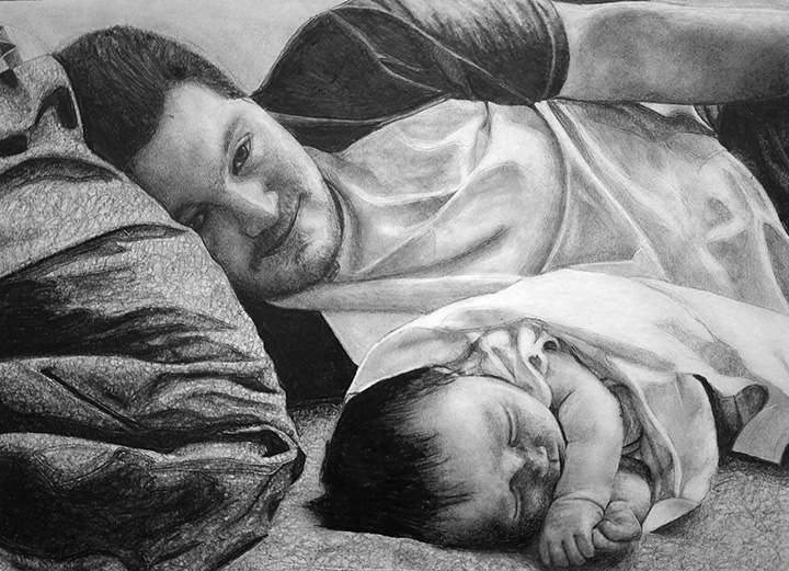 Art made by Arielle Bowman, an AP art student at WHS. Her art won first place at the Fine Arts festival.
