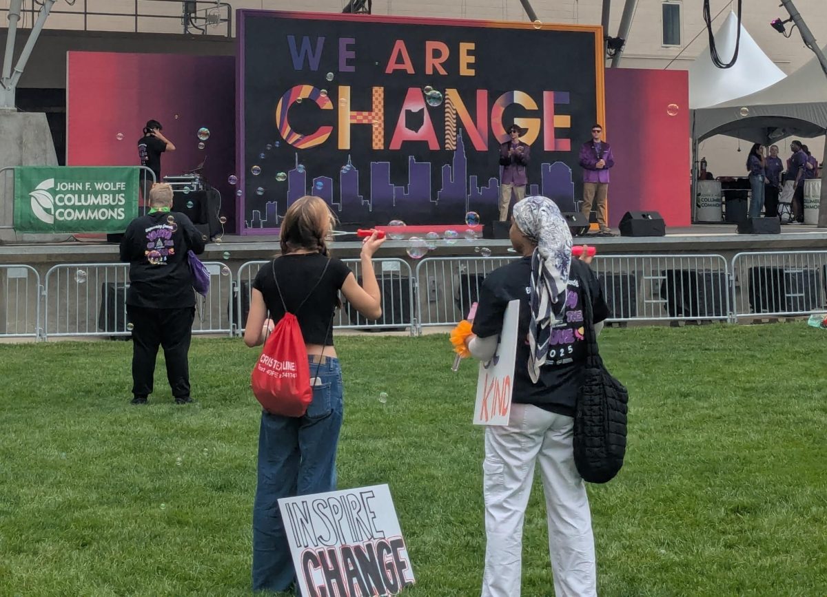 The rally was held in Columbus at the John F. Wolfe Columbus Commons. The goal of this rally was to encourage teens to make healthy choices in their lives. 